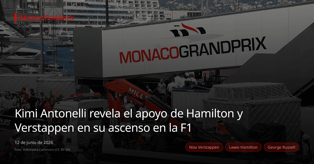 Kimi Antonelli revela el apoyo de Hamilton y Verstappen en su ascenso en la F1