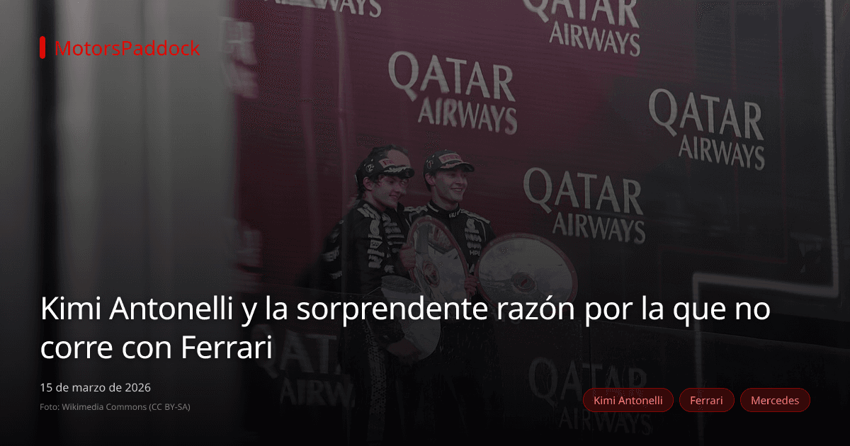 Kimi Antonelli y la sorprendente razón por la que no corre con Ferrari