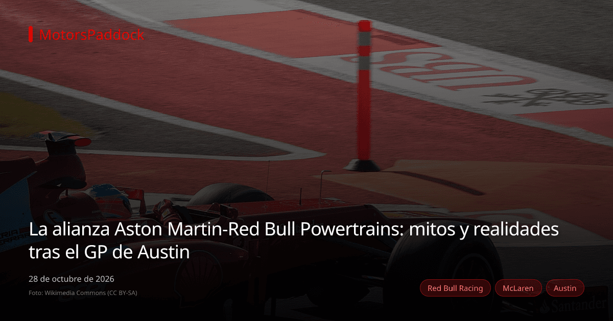 La alianza Aston Martin-Red Bull Powertrains: mitos y realidades tras el GP de Austin