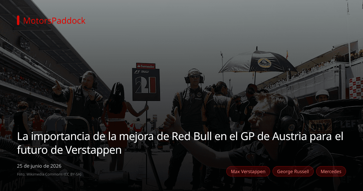 La importancia de la mejora de Red Bull en el GP de Austria para el futuro de Verstappen