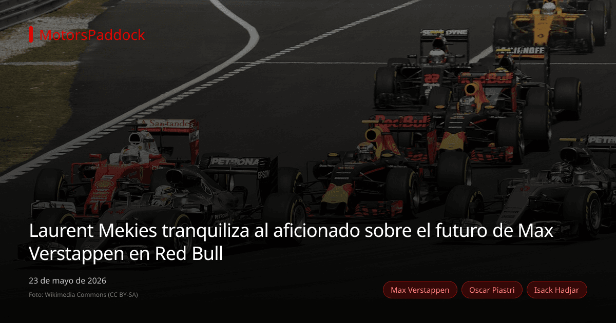Laurent Mekies tranquiliza al aficionado sobre el futuro de Max Verstappen en Red Bull