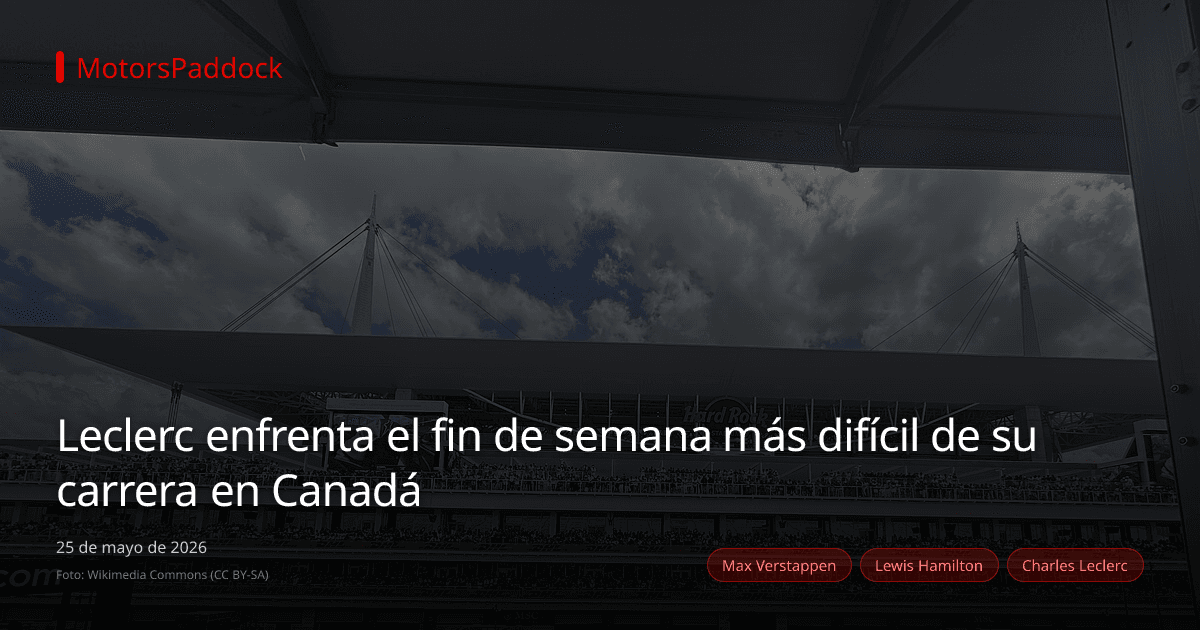 Leclerc enfrenta el fin de semana más difícil de su carrera en Canadá