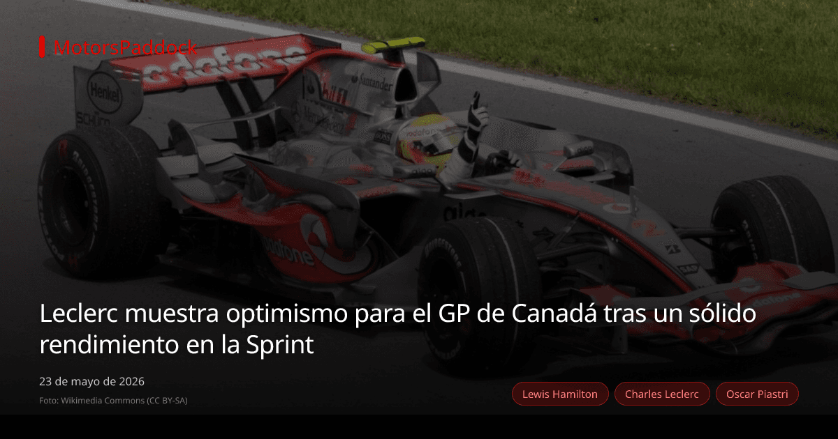 Leclerc muestra optimismo para el GP de Canadá tras un sólido rendimiento en la Sprint