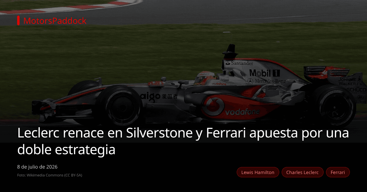 Leclerc renace en Silverstone y Ferrari apuesta por una doble estrategia