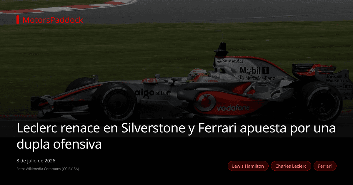 Leclerc renace en Silverstone y Ferrari apuesta por una dupla ofensiva