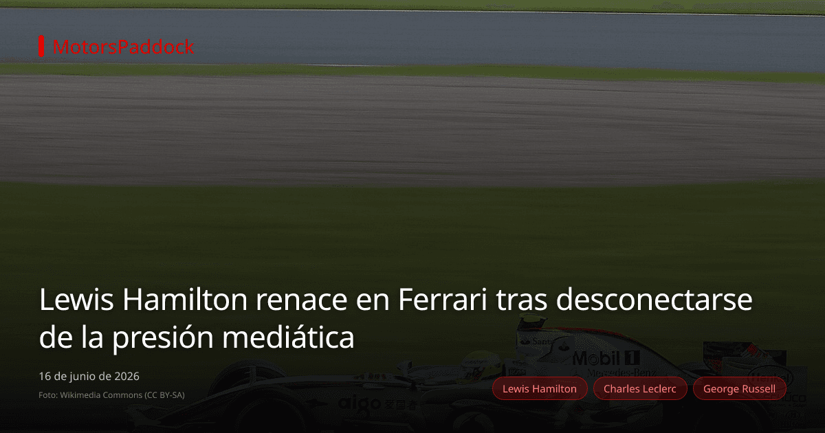 Lewis Hamilton renace en Ferrari tras desconectarse de la presión mediática