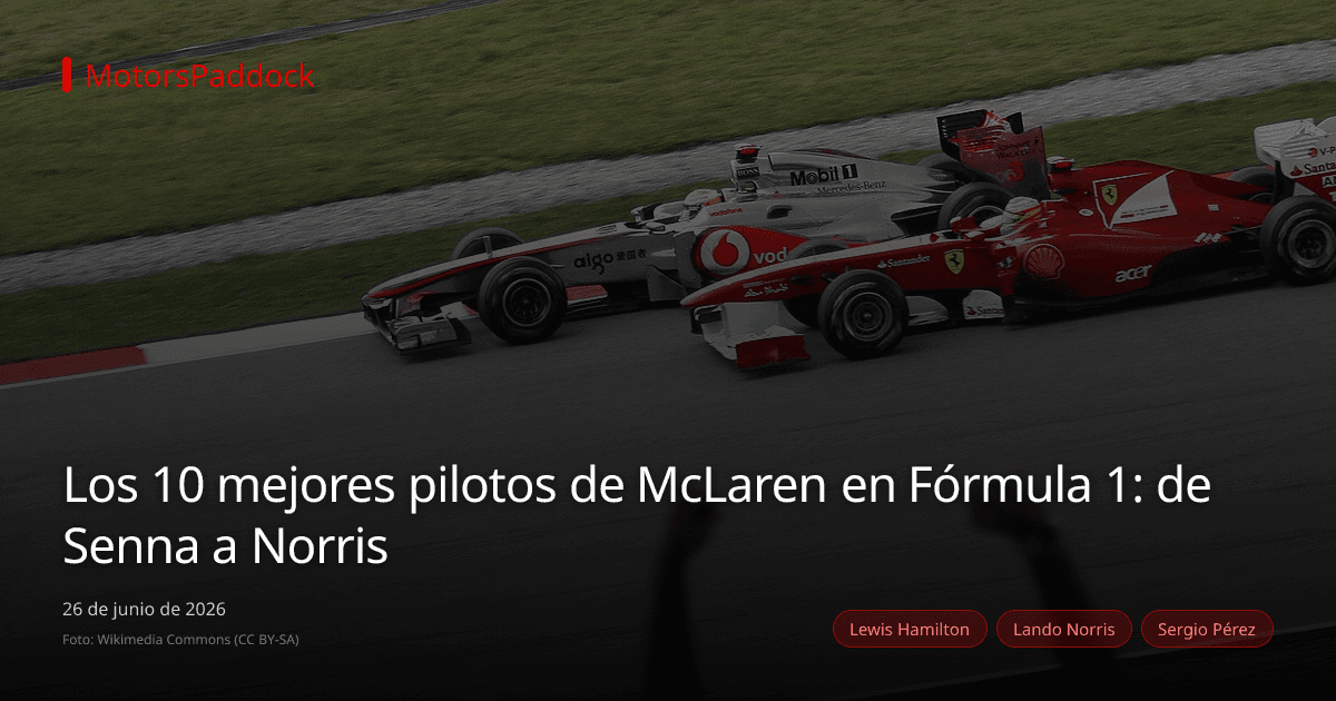Los 10 mejores pilotos de McLaren en Fórmula 1: de Senna a Norris