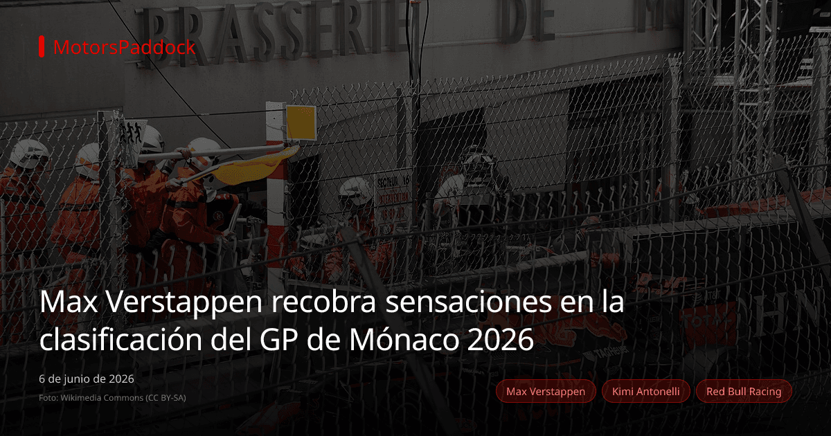 Max Verstappen recobra sensaciones en la clasificación del GP de Mónaco 2026