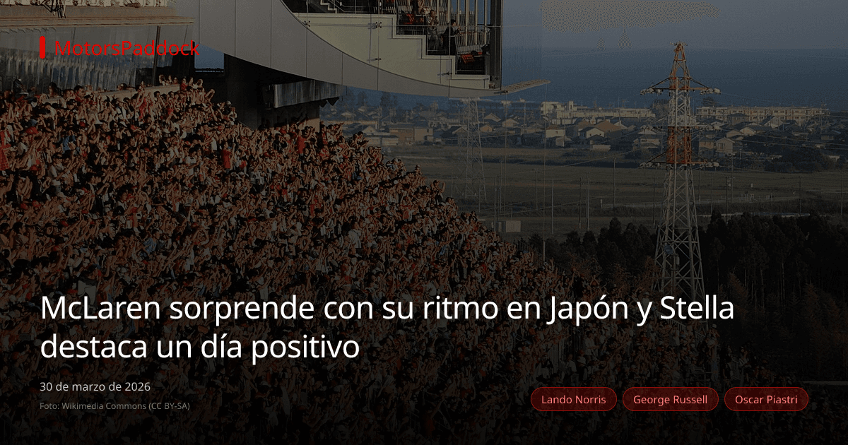 McLaren sorprende con su ritmo en Japón y Stella destaca un día positivo