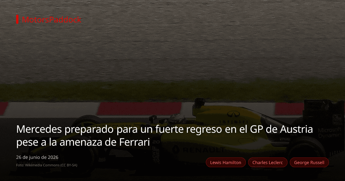 Mercedes preparado para un fuerte regreso en el GP de Austria pese a la amenaza de Ferrari