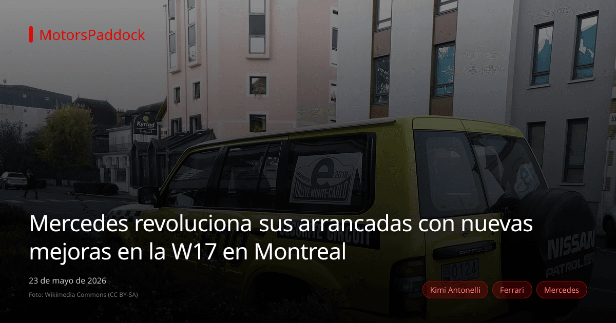 Mercedes revoluciona sus arrancadas con nuevas mejoras en la W17 en Montreal