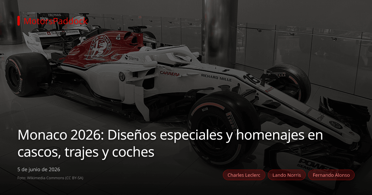 Monaco 2026: Diseños especiales y homenajes en cascos, trajes y coches