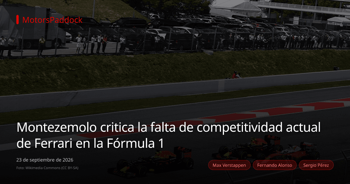Montezemolo critica la falta de competitividad actual de Ferrari en la Fórmula 1