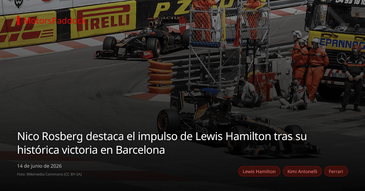 Nico Rosberg destaca el impulso de Lewis Hamilton tras su histórica victoria en Barcelona