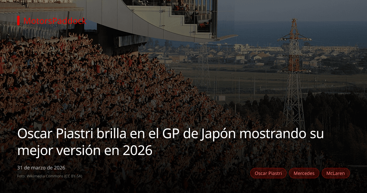 Oscar Piastri brilla en el GP de Japón mostrando su mejor versión en 2026