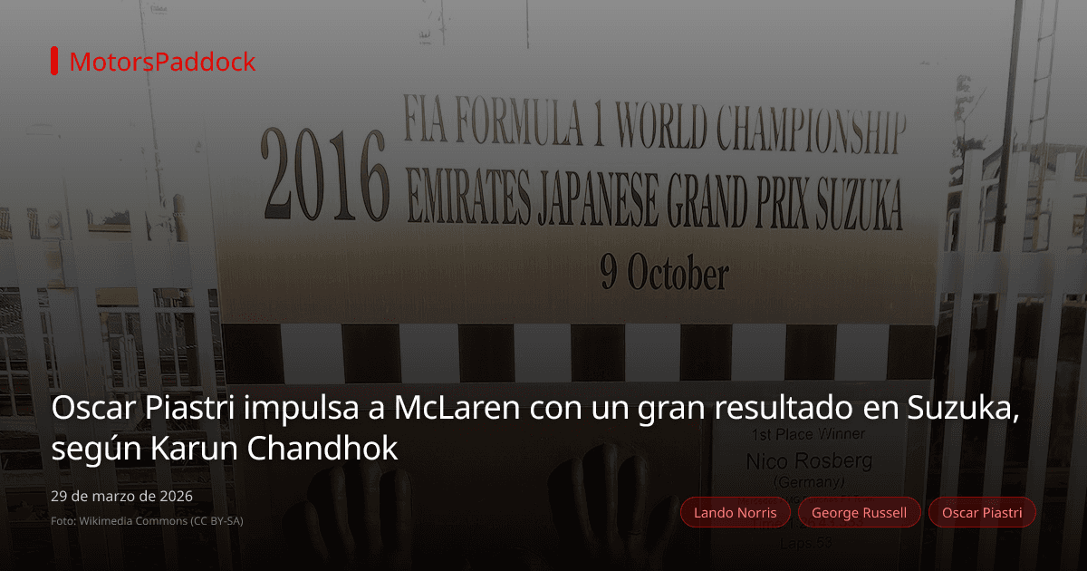 Oscar Piastri impulsa a McLaren con un gran resultado en Suzuka, según Karun Chandhok