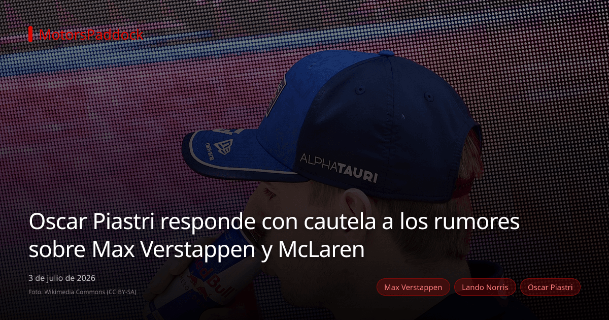 Oscar Piastri responde con cautela a los rumores sobre Max Verstappen y McLaren
