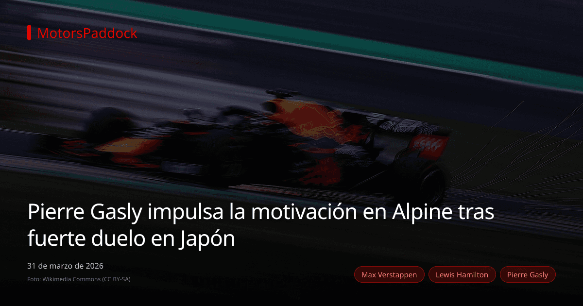 Pierre Gasly impulsa la motivación en Alpine tras fuerte duelo en Japón