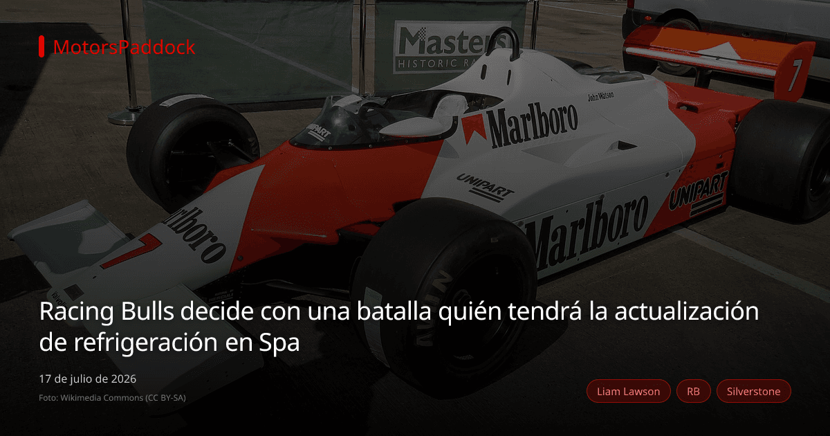 Racing Bulls decide con una batalla quién tendrá la actualización de refrigeración en Spa