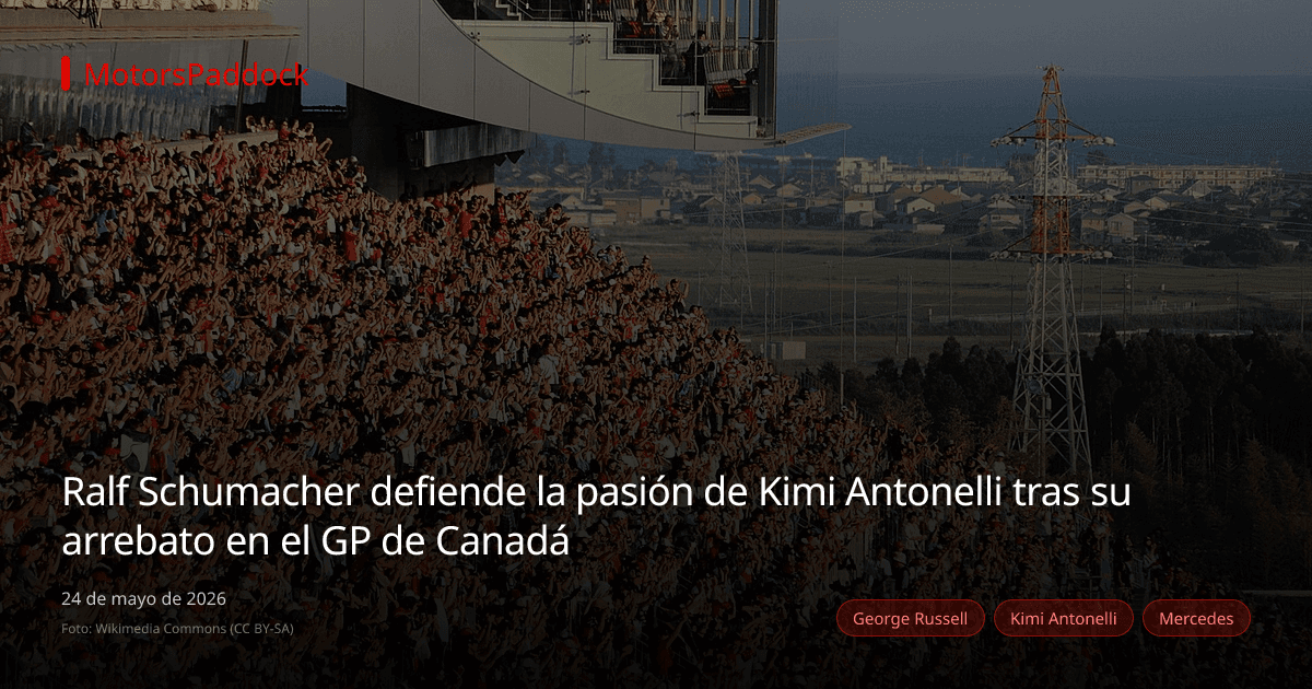 Ralf Schumacher defiende la pasión de Kimi Antonelli tras su arrebato en el GP de Canadá