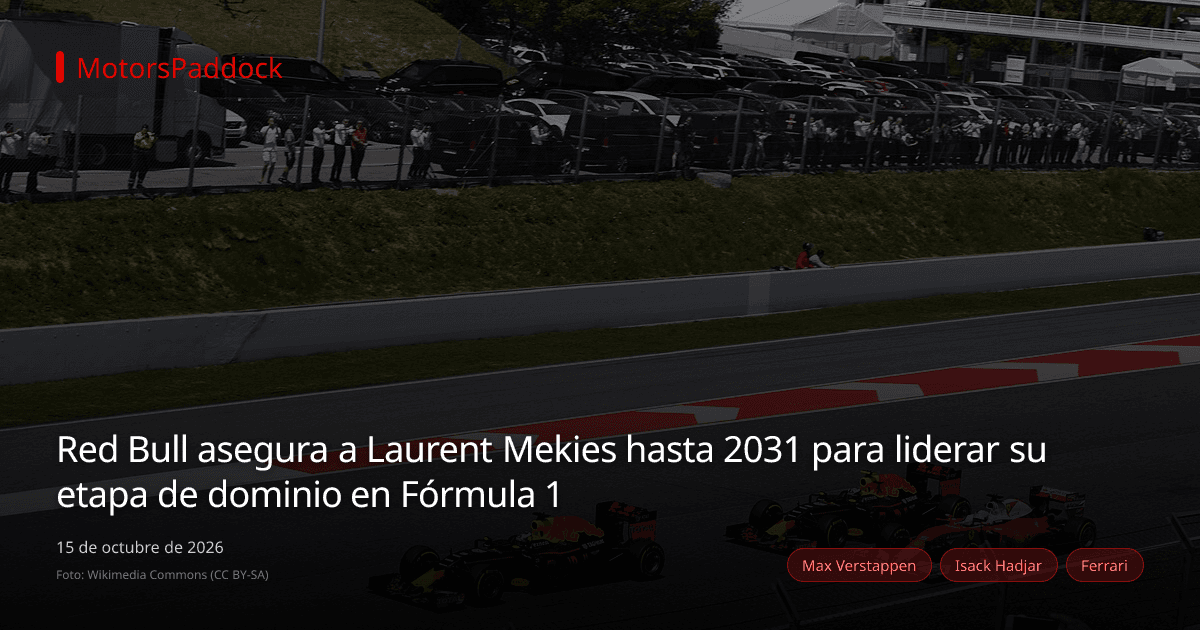 Red Bull asegura a Laurent Mekies hasta 2031 para liderar su etapa de dominio en Fórmula 1