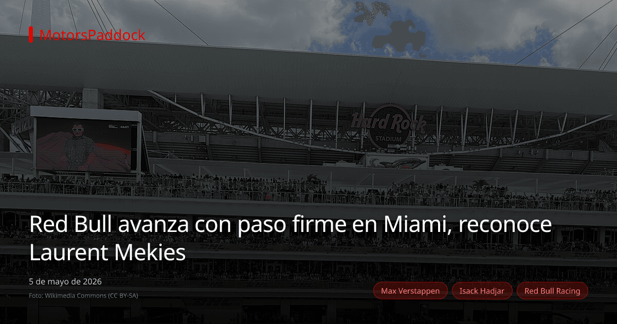 Red Bull avanza con paso firme en Miami, reconoce Laurent Mekies