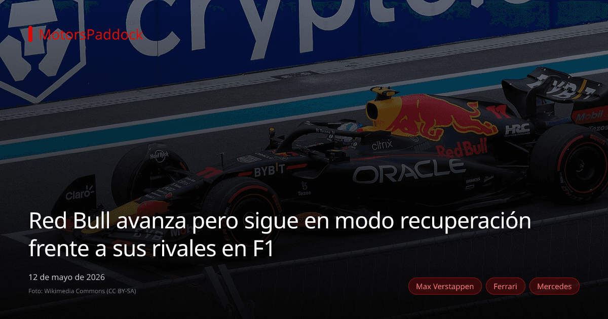 Red Bull avanza pero sigue en modo recuperación frente a sus rivales en F1