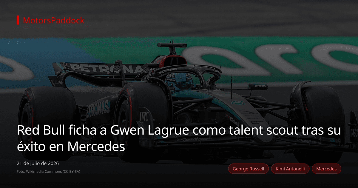 Red Bull ficha a Gwen Lagrue como talent scout tras su éxito en Mercedes