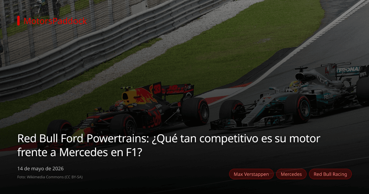 Red Bull Ford Powertrains: ¿Qué tan competitivo es su motor frente a Mercedes en F1?