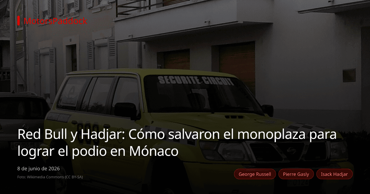 Red Bull y Hadjar: Cómo salvaron el monoplaza para lograr el podio en Mónaco