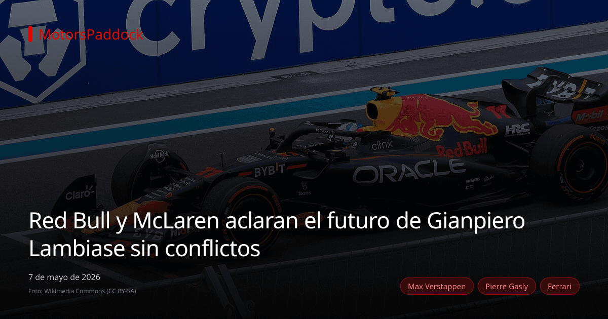 Red Bull y McLaren aclaran el futuro de Gianpiero Lambiase sin conflictos