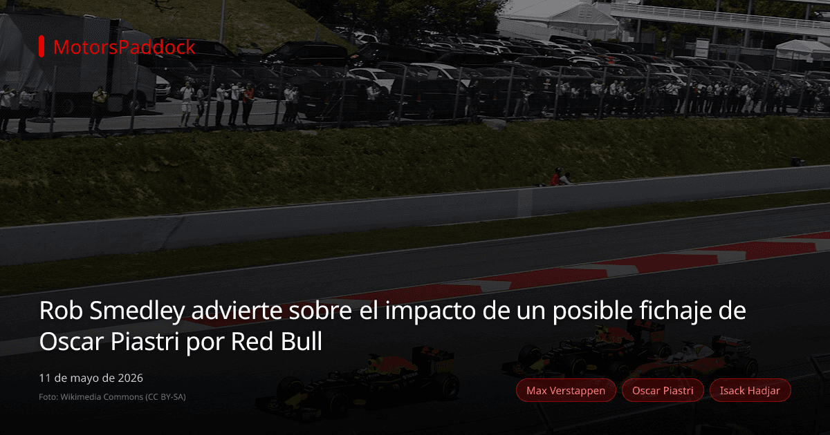 Rob Smedley advierte sobre el impacto de un posible fichaje de Oscar Piastri por Red Bull