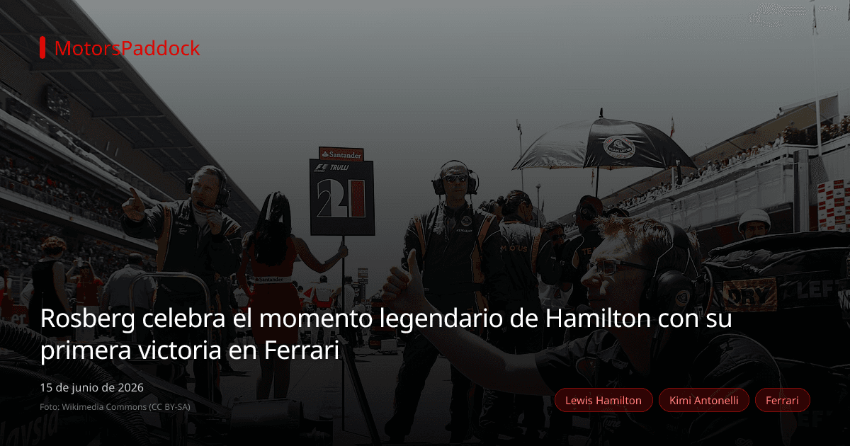 Rosberg celebra el momento legendario de Hamilton con su primera victoria en Ferrari