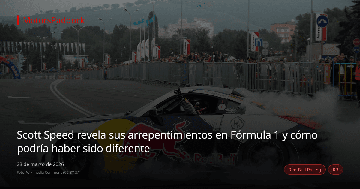 Scott Speed revela sus arrepentimientos en Fórmula 1 y cómo podría haber sido diferente
