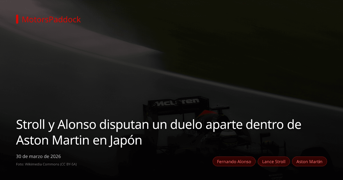 Stroll y Alonso disputan un duelo aparte dentro de Aston Martin en Japón