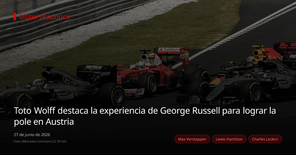 Toto Wolff destaca la experiencia de George Russell para lograr la pole en Austria