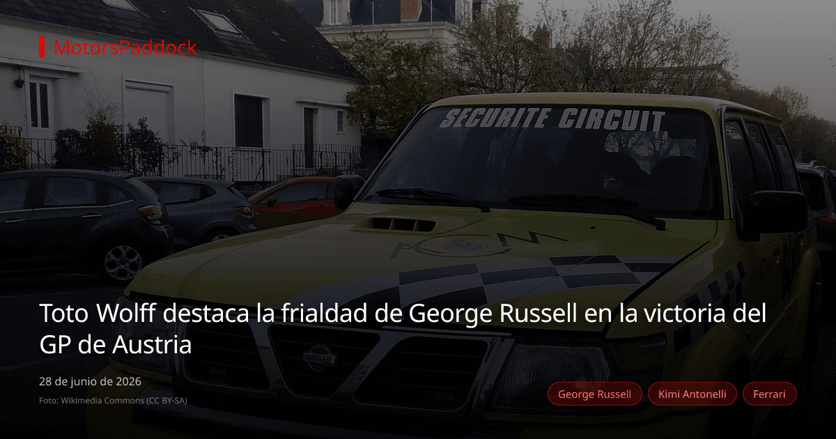 Toto Wolff destaca la frialdad de George Russell en la victoria del GP de Austria