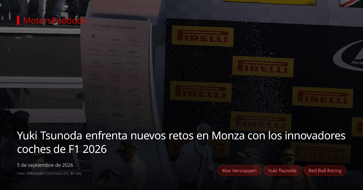 Yuki Tsunoda enfrenta nuevos retos en Monza con los innovadores coches de F1 2026