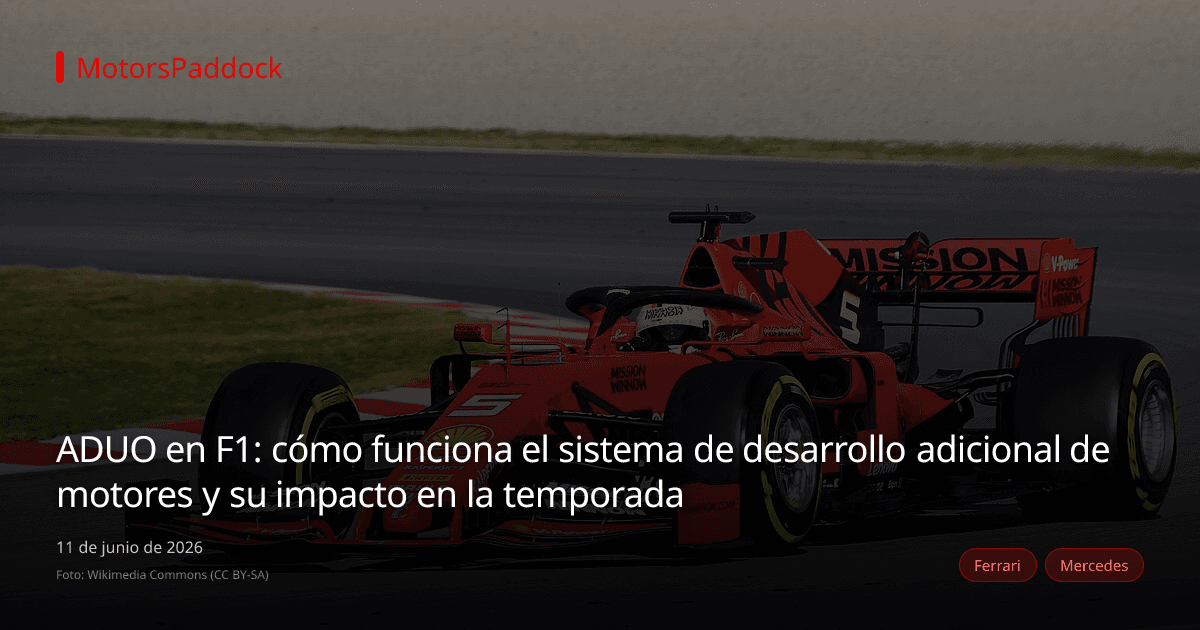ADUO en F1: cómo funciona el sistema de desarrollo adicional de motores y su impacto en la temporada