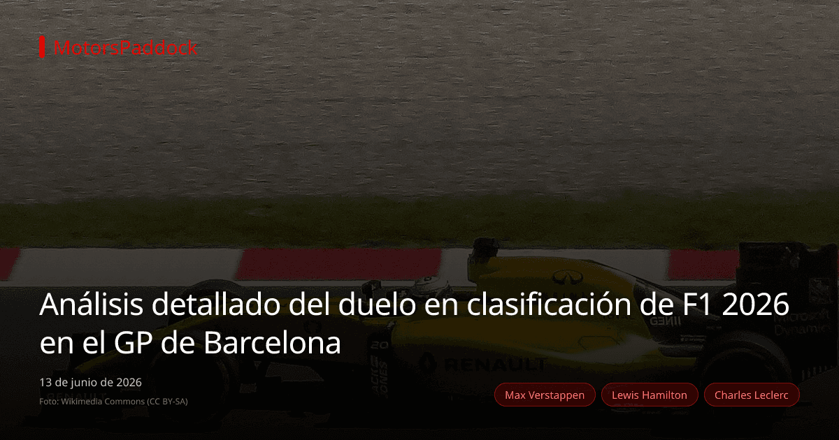 Análisis detallado del duelo en clasificación de F1 2026 en el GP de Barcelona