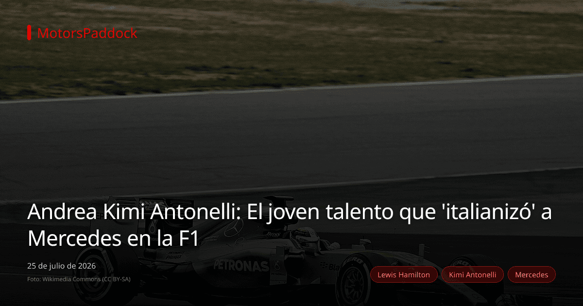 Andrea Kimi Antonelli: El joven talento que 'italianizó' a Mercedes en la F1