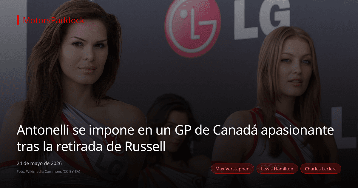 Antonelli se impone en un GP de Canadá apasionante tras la retirada de Russell
