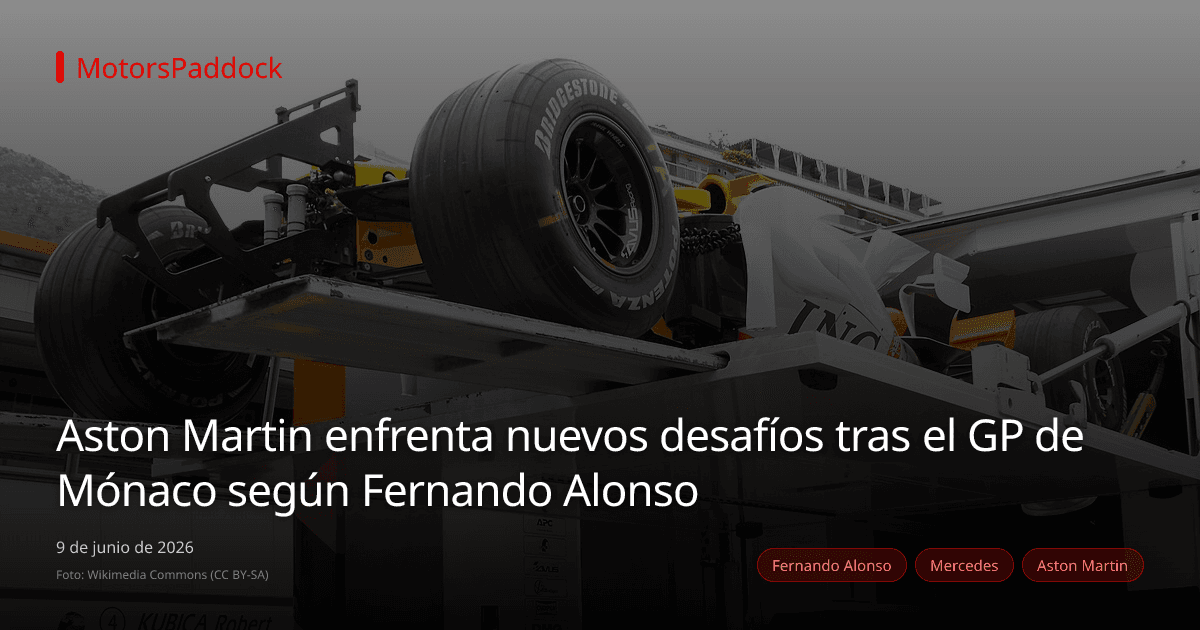Aston Martin enfrenta nuevos desafíos tras el GP de Mónaco según Fernando Alonso
