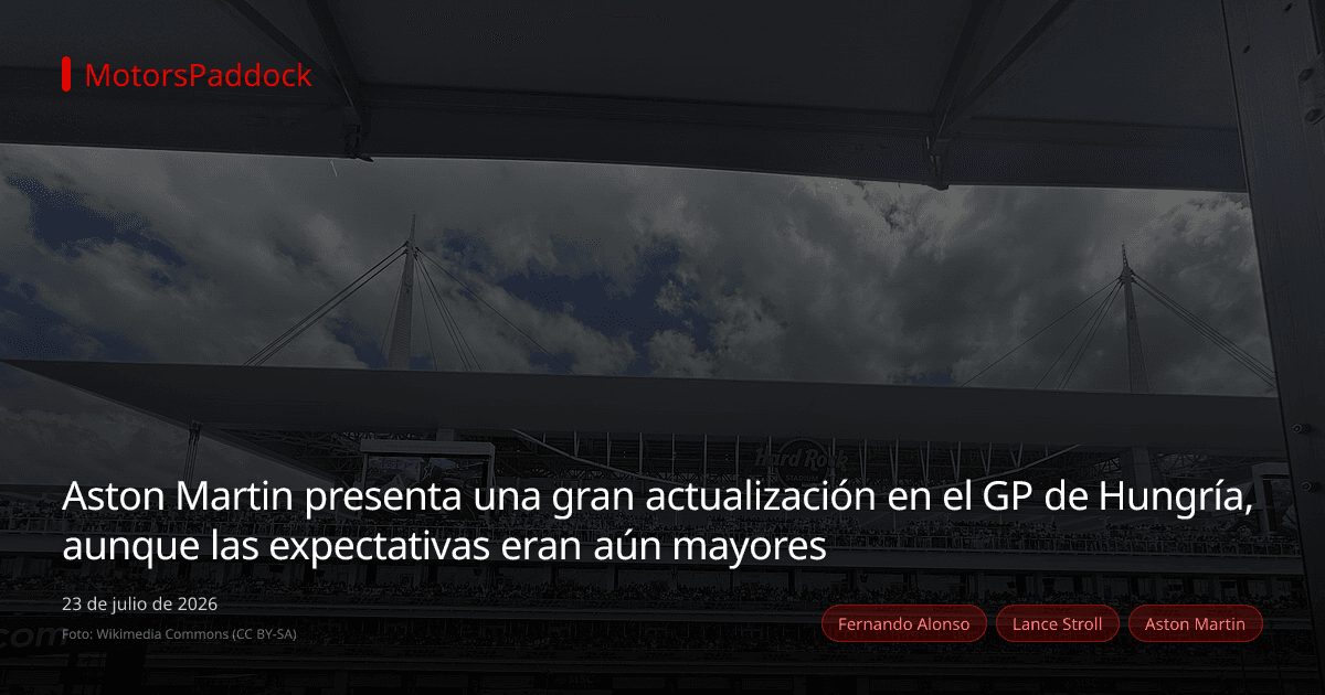 Aston Martin presenta una gran actualización en el GP de Hungría, aunque las expectativas eran aún mayores