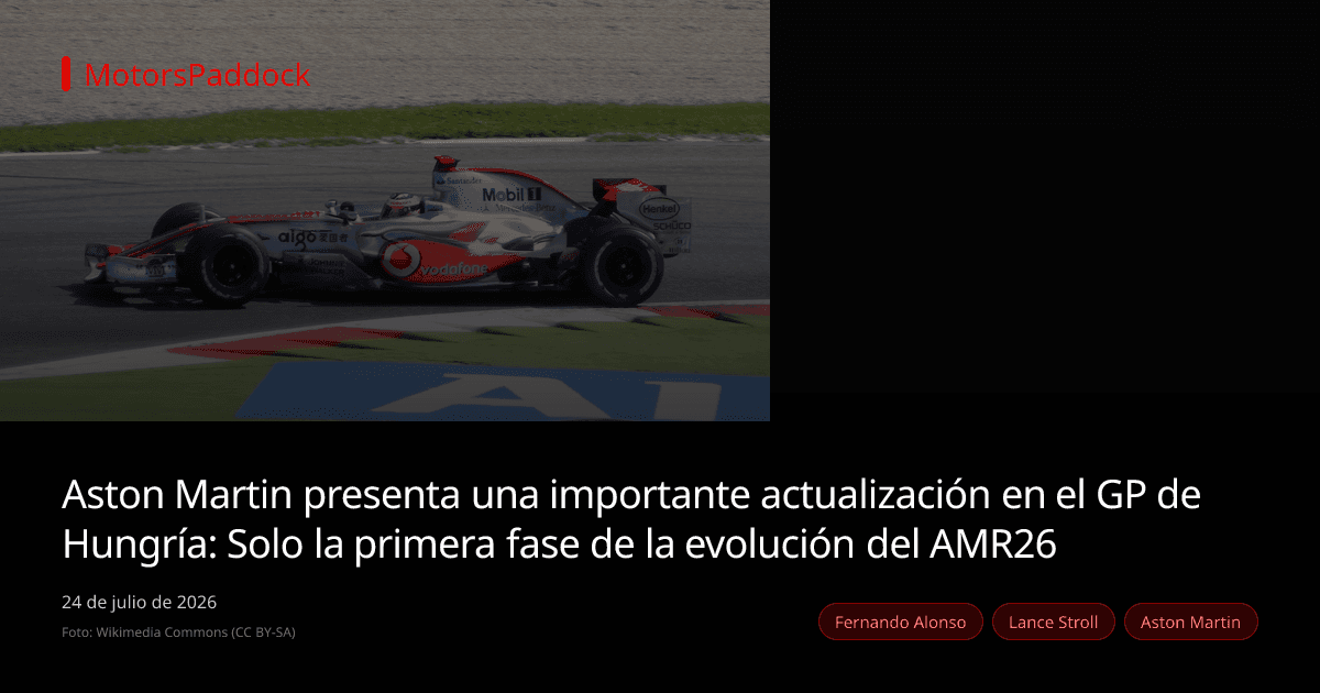 Aston Martin presenta una importante actualización en el GP de Hungría: Solo la primera fase de la evolución del AMR26