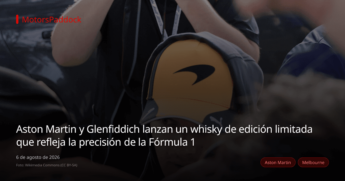 Aston Martin y Glenfiddich lanzan un whisky de edición limitada que refleja la precisión de la Fórmula 1
