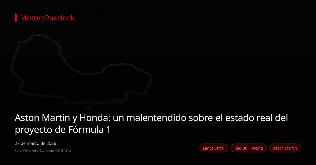 Aston Martin y Honda: un malentendido sobre el estado real del proyecto de Fórmula 1