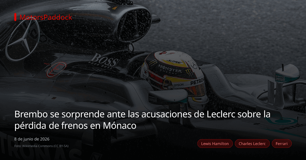 Brembo se sorprende ante las acusaciones de Leclerc sobre la pérdida de frenos en Mónaco