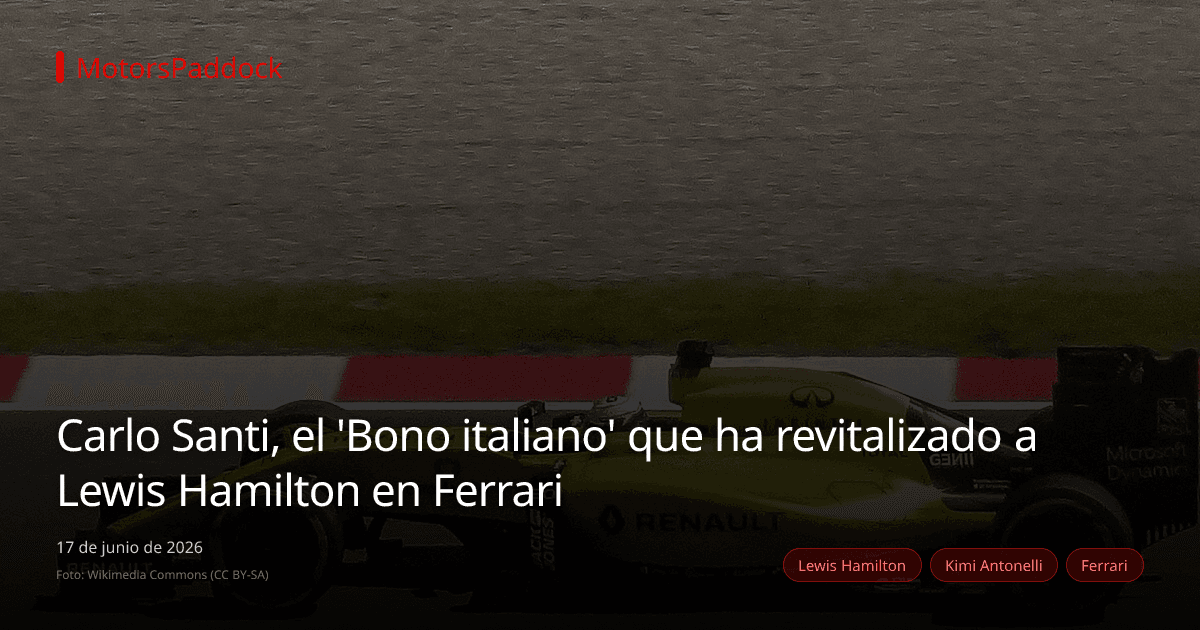 Carlo Santi, el 'Bono italiano' que ha revitalizado a Lewis Hamilton en Ferrari