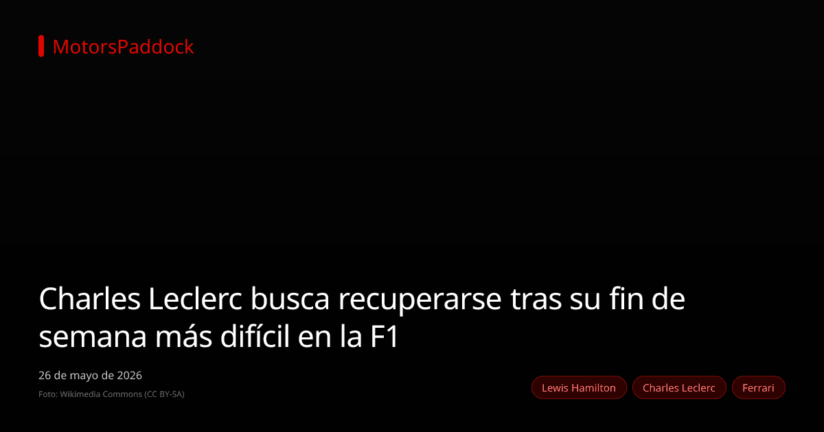 Charles Leclerc busca recuperarse tras su fin de semana más difícil en la F1